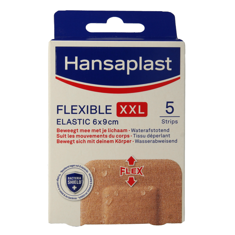 Hansaplast Flexible XXL 6 x 9cm 5 Stuks
