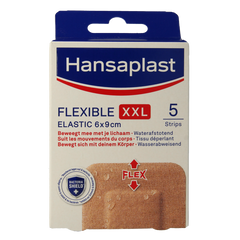 Hansaplast Flexible XXL 6 x 9cm 5.00 Stuks