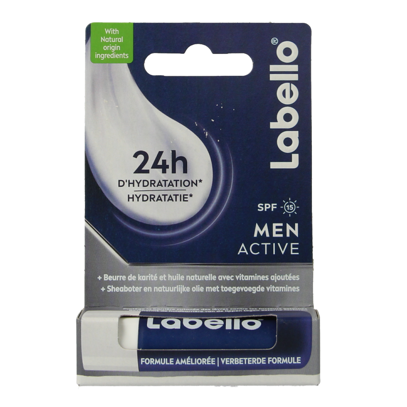 Labello Men active blister SPF15 4.8 Gram