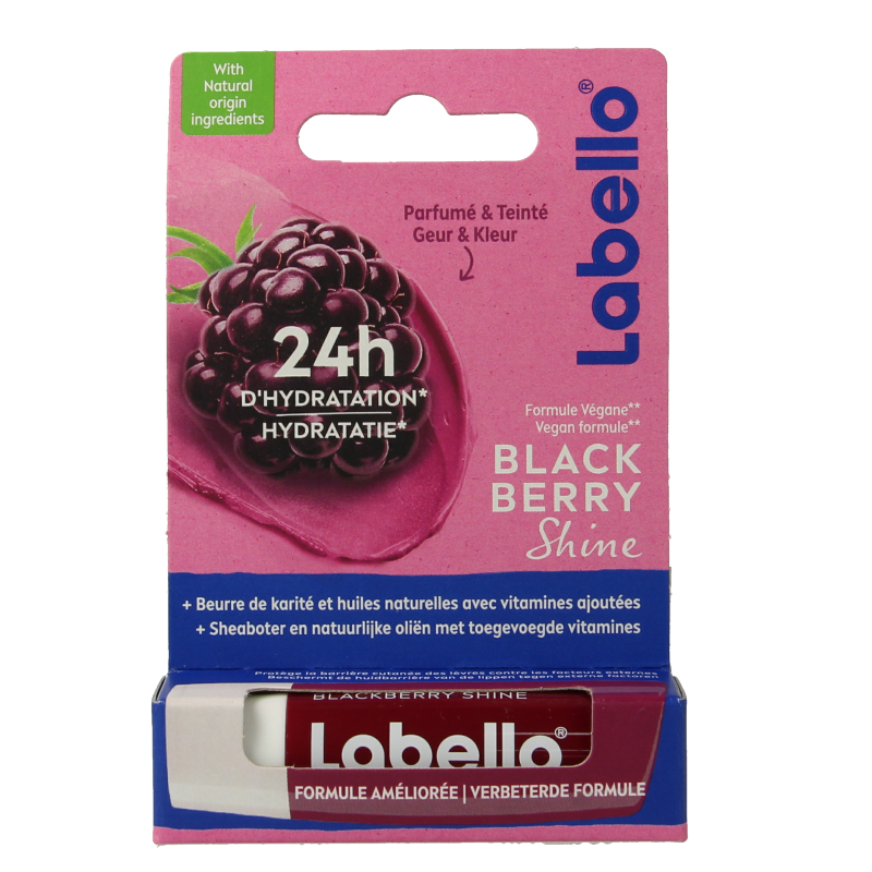 Labello Fruity shine blackberry 4.8 Gram