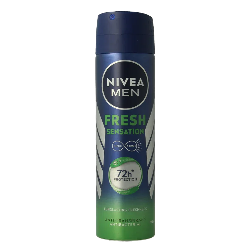 Nivea Men deodorant spray fresh sensation 150.00 Milliliter