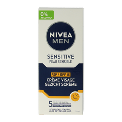 Nivea Men sensitive moistuizer SPF15 75 Milliliter