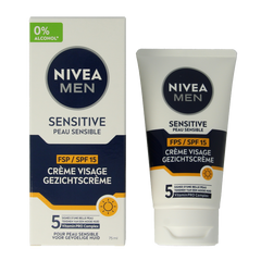 Nivea Men sensitive moistuizer SPF15 75 Milliliter