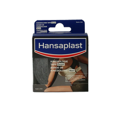 Hansaplast Kinesio tape zwart 1.00 Stuks