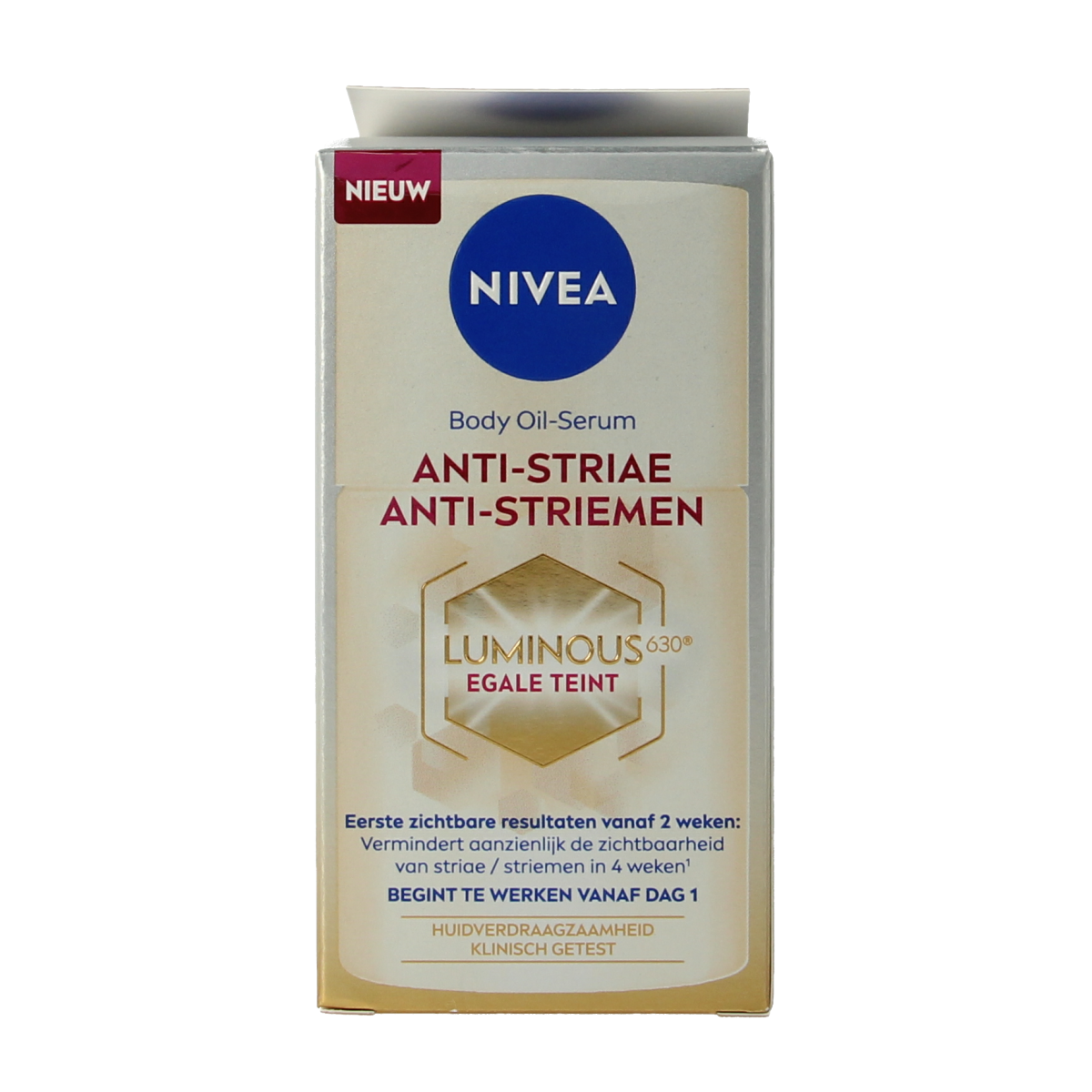 Nivea Nivea luminous 630 anti striae lichaam olieserum 100.00 Milliliter