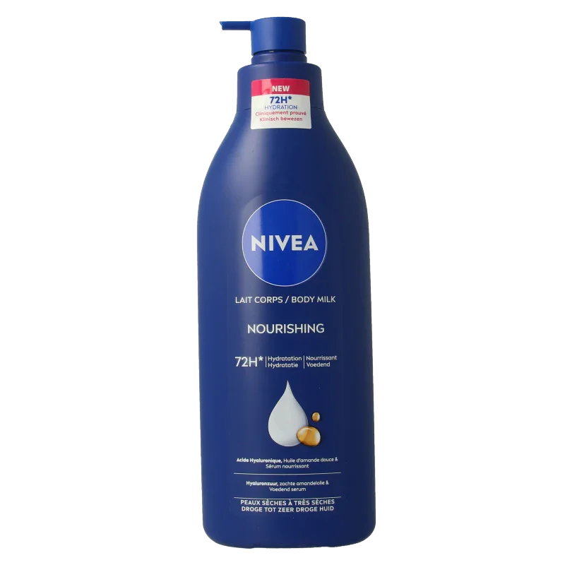 Nivea Verzorgende milk met pomp 400.00 Milliliter