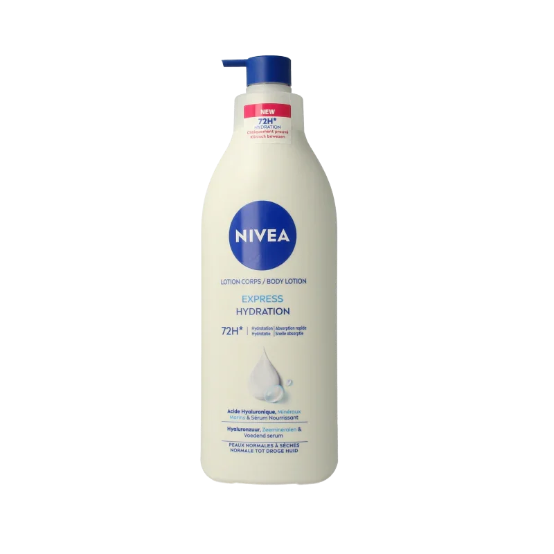 Nivea Express bodylotion met pomp 400 Milliliter