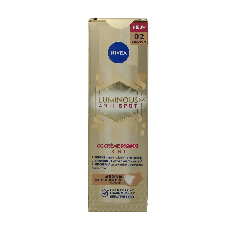 Nivea Cellular luminous 630 fluid medium SPF30 40 Milliliter