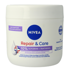Nivea Repair & care bodycreme fragrance free sensitive 400.00 Milliliter