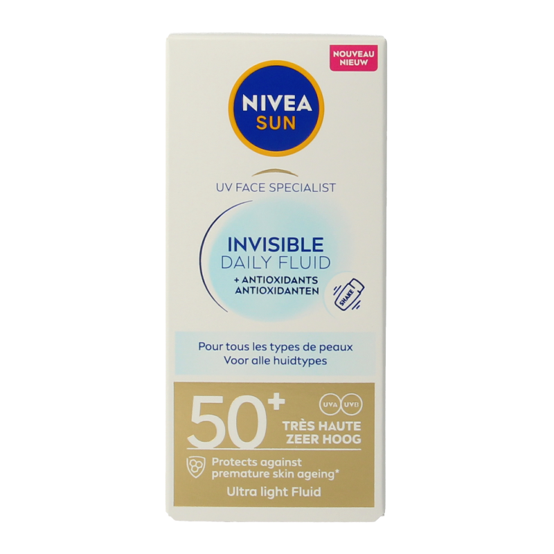 Nivea Sun face daily fluid SPF50+ 40.00 Milliliter