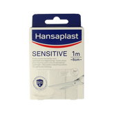 Hansaplast Sensitive 1m x 6cm 1 Stuks