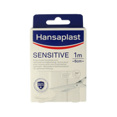 Hansaplast Sensitive 1m x 6cm 1 Stuks