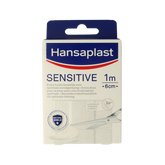 Hansaplast Sensitive 1m x 6cm 1.00 Stuks