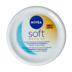 Nivea Bodycreme soft daily UV SPF15 200.00 Milliliter