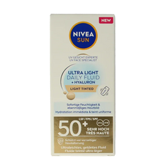 Nivea Sun face daily fluid SPF50 tint light 40 Milliliter