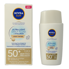 Nivea Sun face daily fluid SPF50 tint light 40 Milliliter