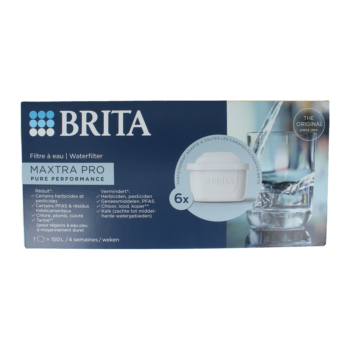 Brita Waterfilterpatroon MAXTRA PRO Pure Performance 6P 6.00 Stuks