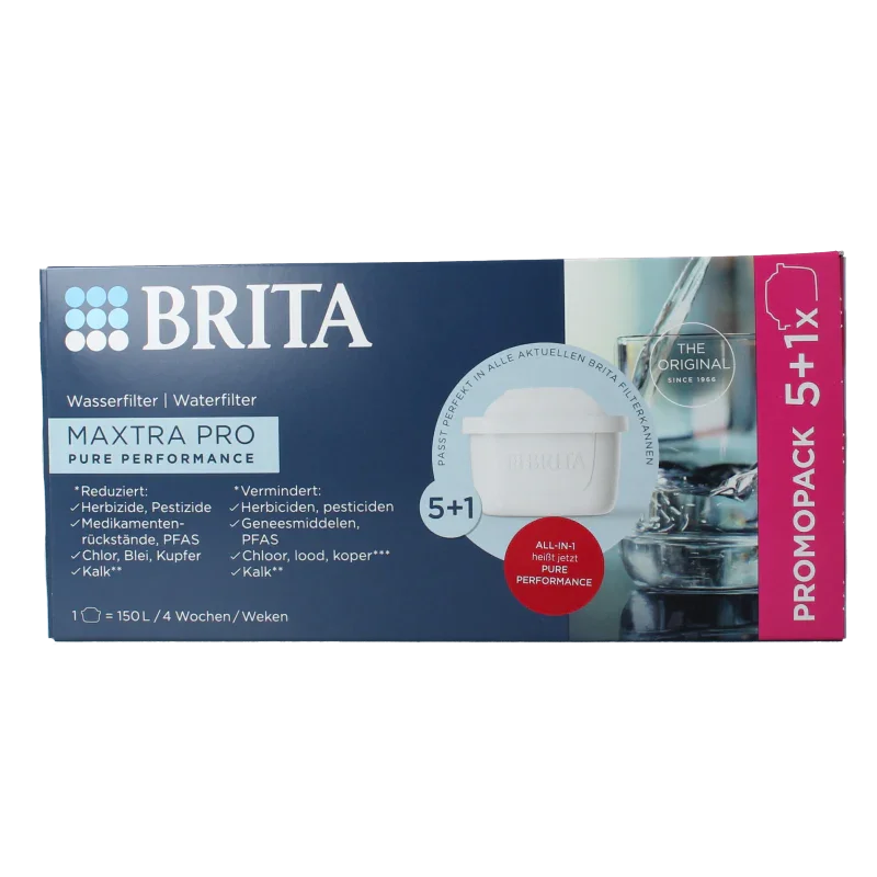 Brita Filter maxtra pro 5+1 6.00 Stuks
