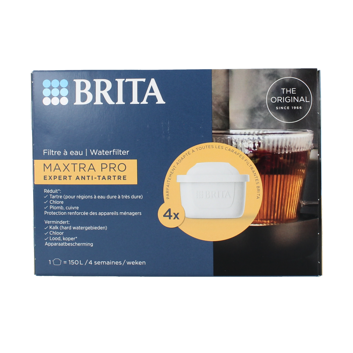 Brita Waterfilterpatroon MAXTRA PRO Kalk Expert 4-Pack 4.00 Stuks