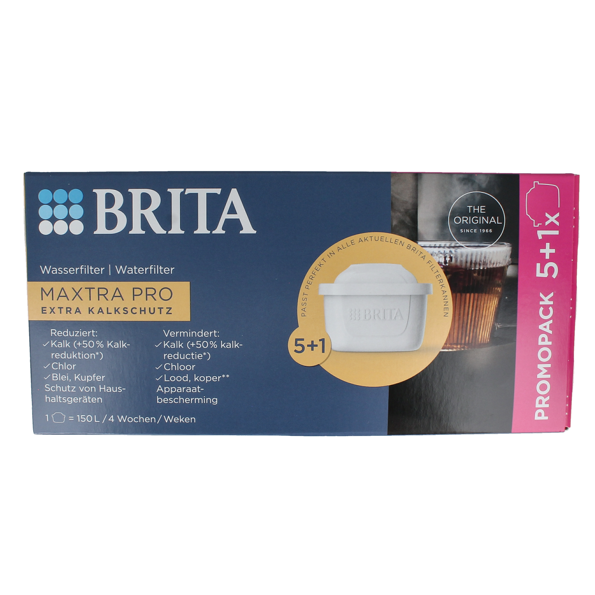 Brita Waterfilterpatroon MAXTRA PRO Kalk Expert 5+1 6.00 Stuks