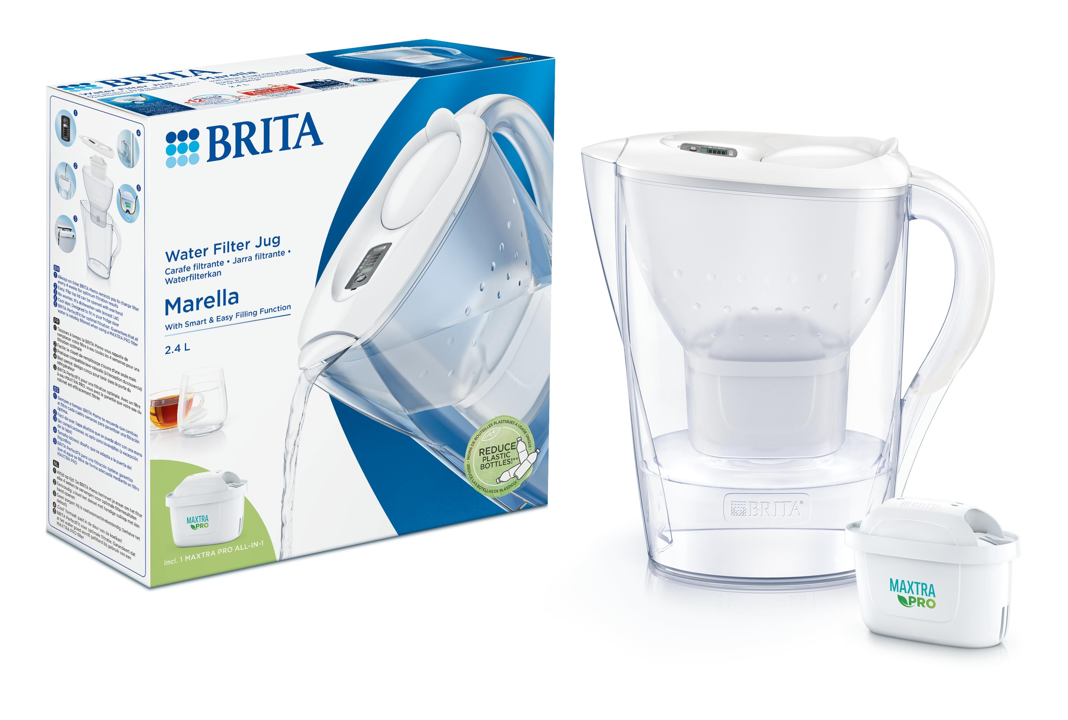 Brita BRITA waterfilterkan Marella Cool white 1.00 Stuks