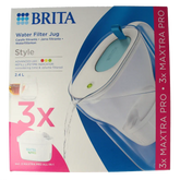 Brita Style cool blue + 3 maxtra pro all-in-1 1 Set