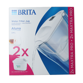 Brita Waterfilterbundel aluna cool white+2 maxtra filter 1 Stuks