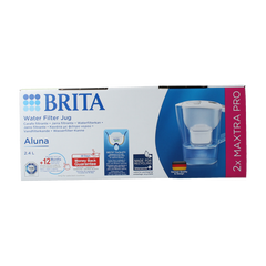 Brita Waterfilterbundel aluna cool white+2 maxtra filter 1 Stuks
