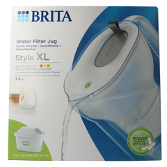 Brita Waterfilterkan style XL grey 1 Stuks