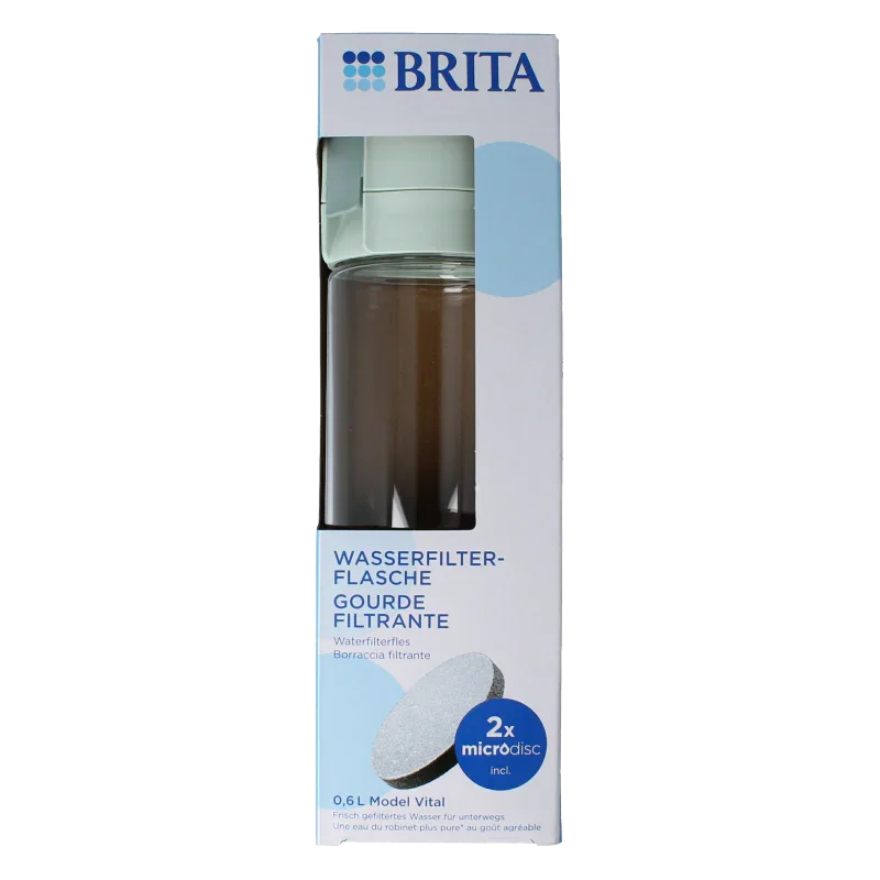 Brita Waterfles vital licht groen 1 Stuks
