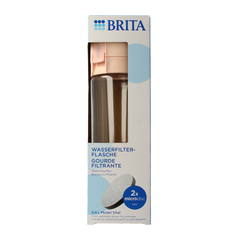 Brita BRITA waterfilterfles apricot 3.00 Stuks