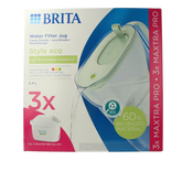 Brita Waterfilterbundel cool powder green + 3 filters 1 Stuks