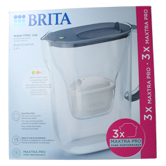 Brita Style essential cool stone blue + 3 maxtra 1 Set