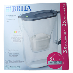 Brita Waterfilterbundel Style Essential Cool stone blue 4.00 Stuks