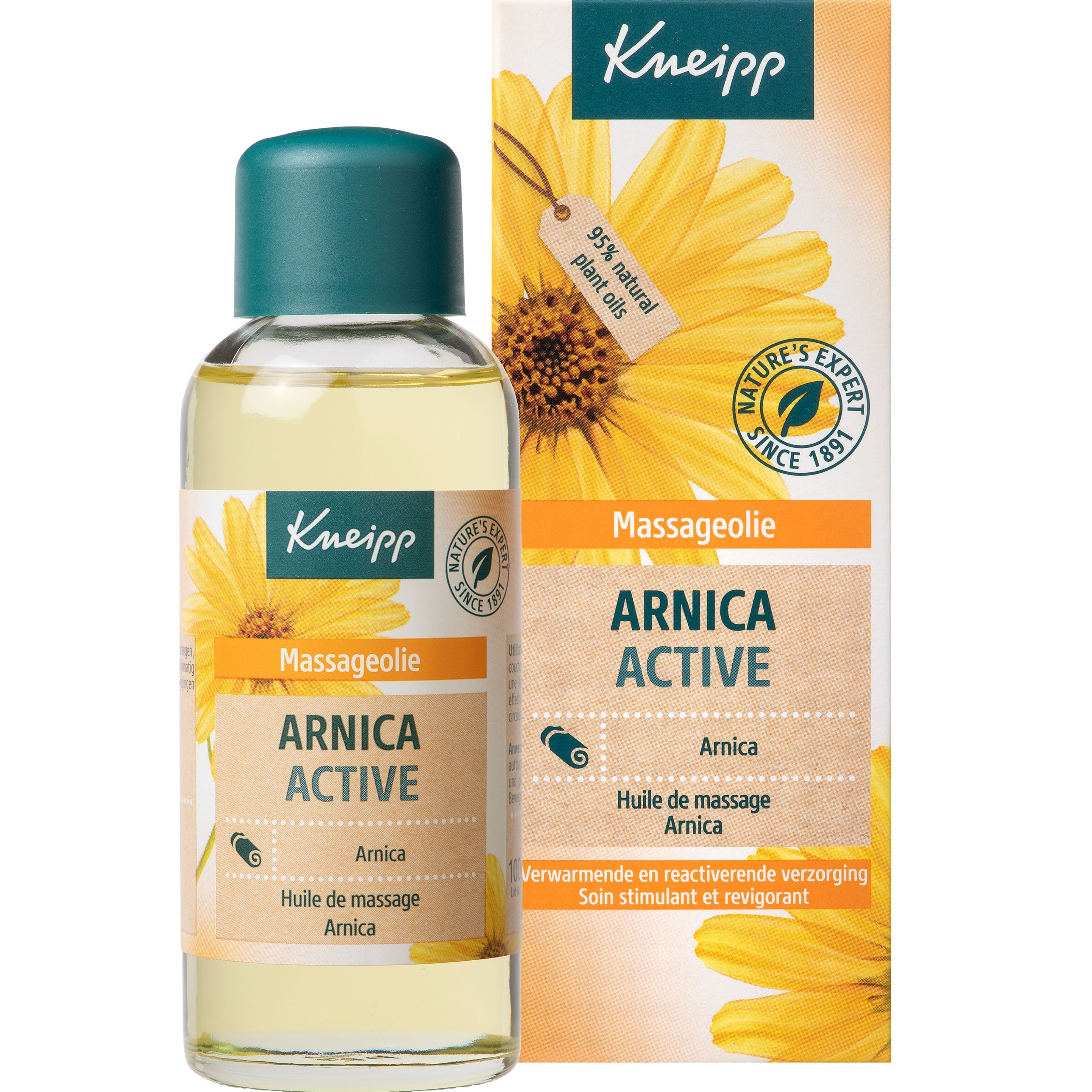 Kneipp Arnica active massageolie 100.00 Milliliter