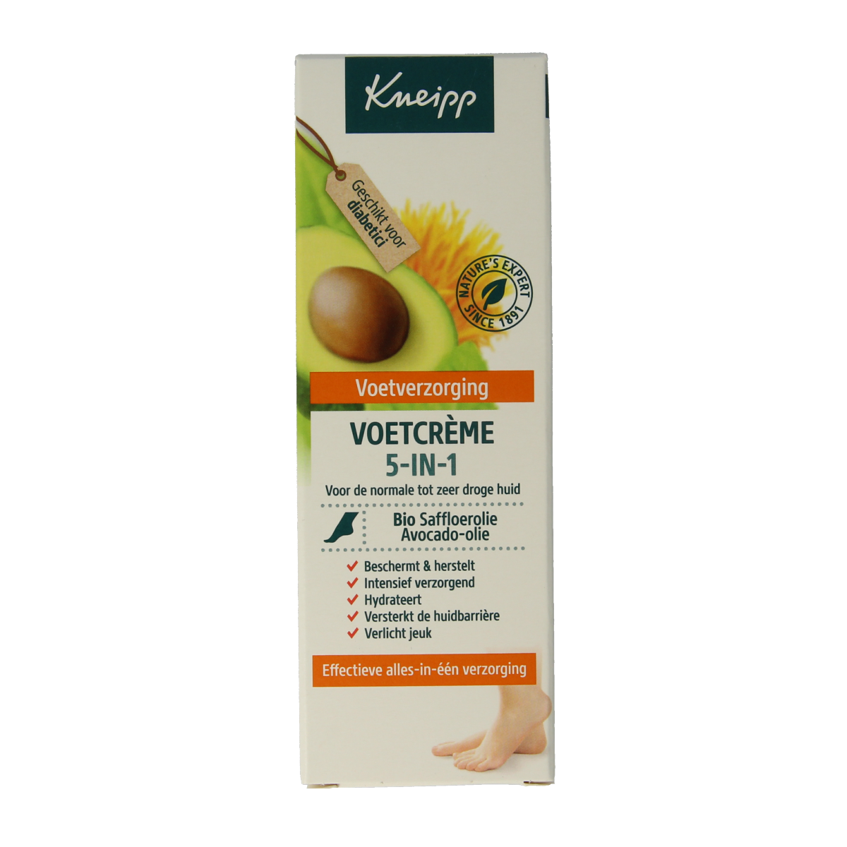 Kneipp Foot care voetcreme 5-in-1 75.00 Milliliter