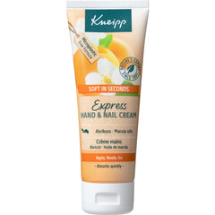 Kneipp Soft in seconds express hand & nail cream abrikoos 75 Milliliter