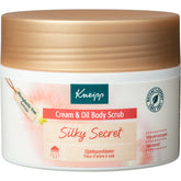 Kneipp Silky secret cream & oil body scrub zijdeboombloem 200 Milliliter