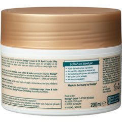 Kneipp Silky secret cream & oil body scrub zijdeboombloem 200 Milliliter