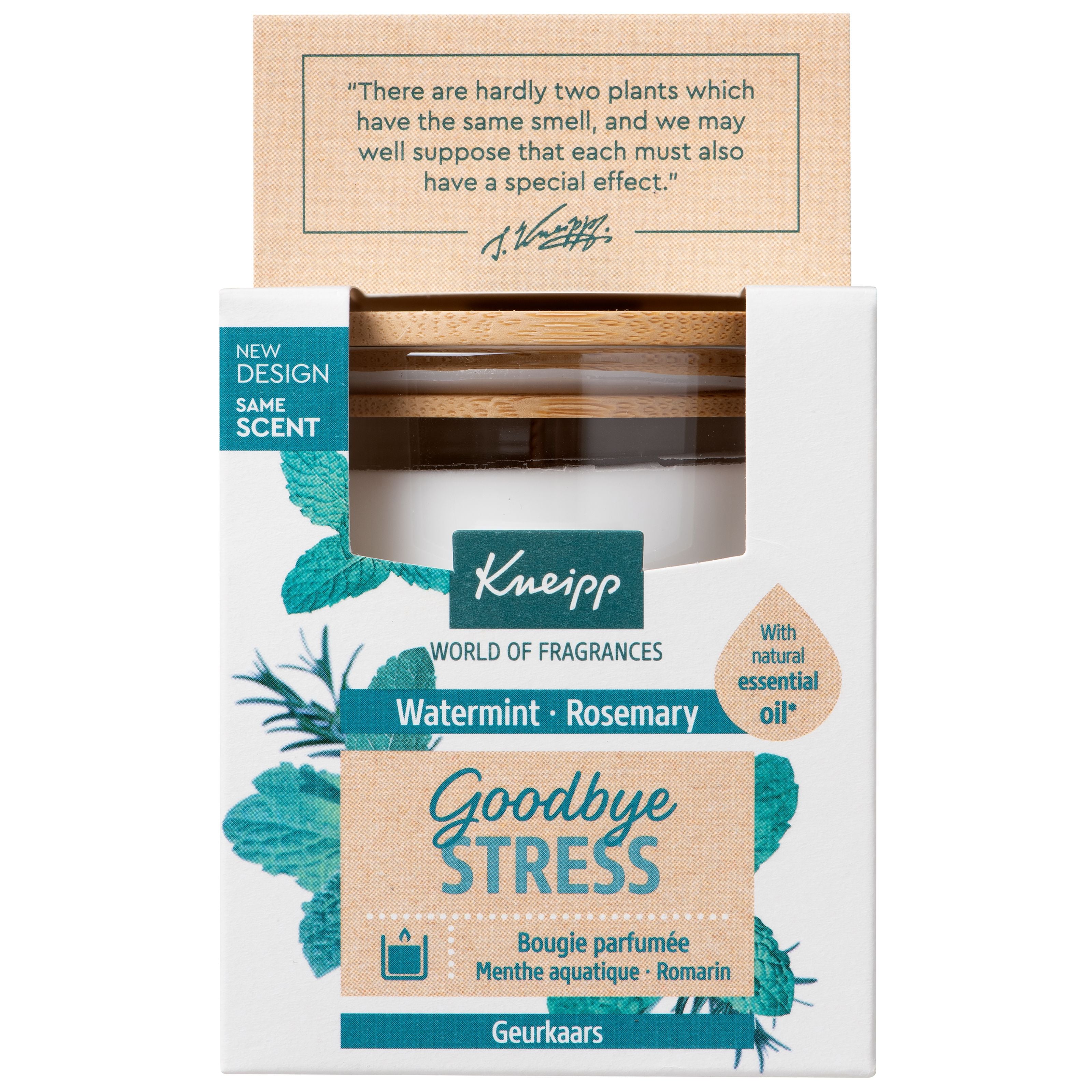 Kneipp Goodbye stress geurkaars 145 Gram
