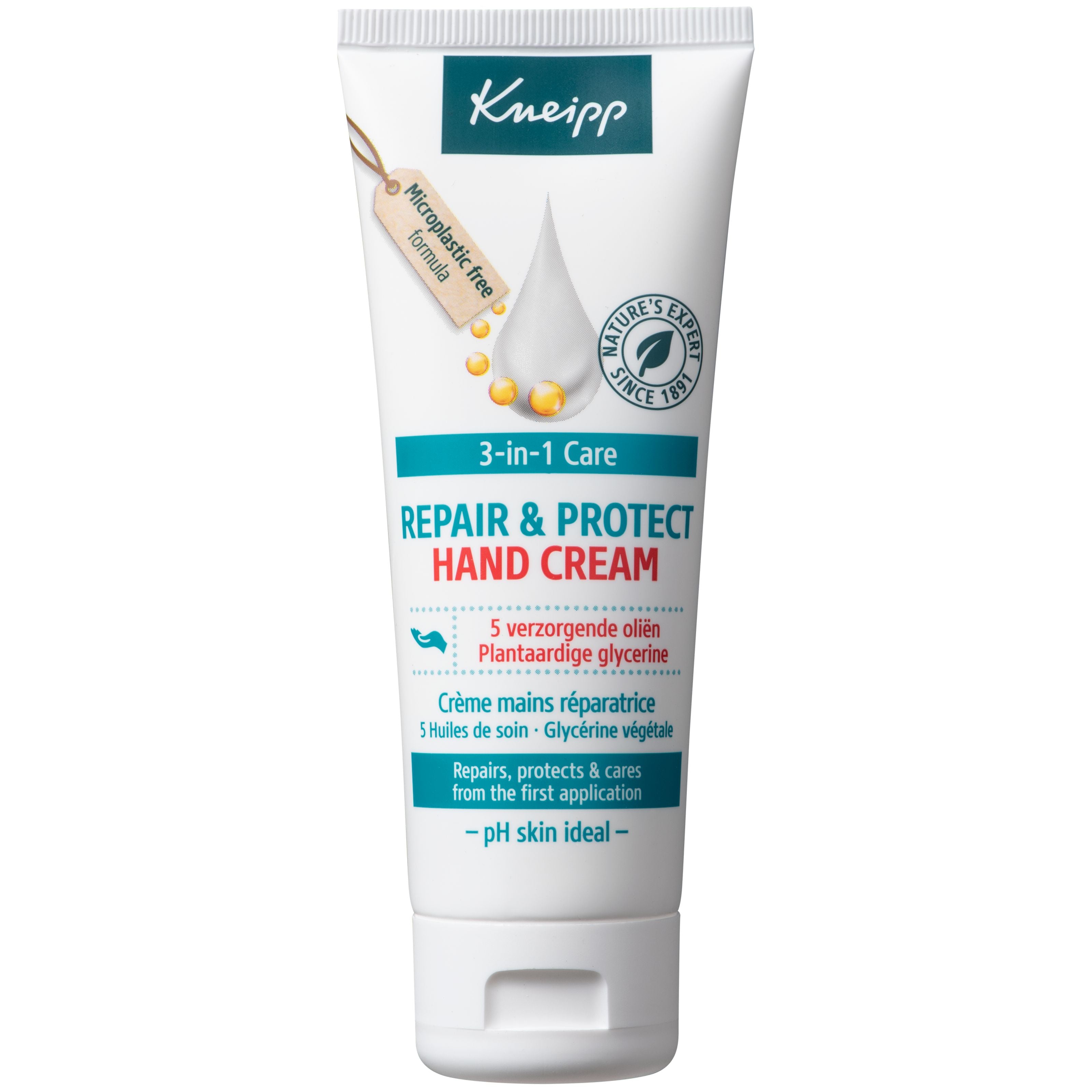Kneipp Repair & protect hand cream 3-in-1 care 75 Milliliter