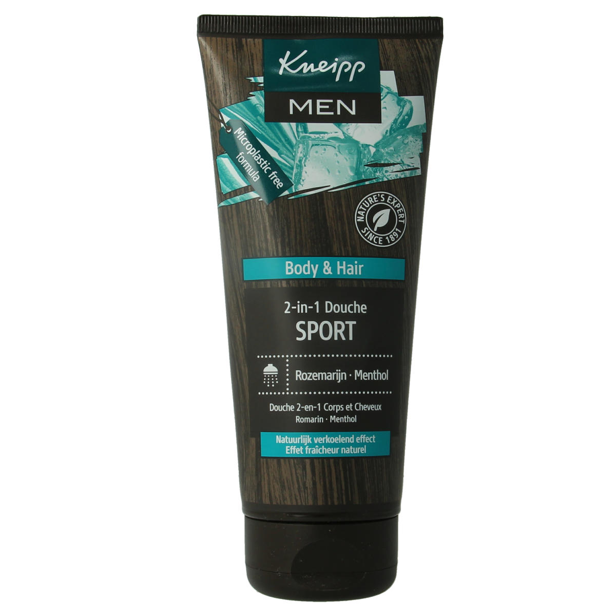 Kneipp Men body & hair 2-in-1 douche sport 200.00 Milliliter