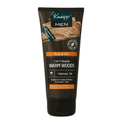 Kneipp 2-in-1 Men Douchegel & Shampoo Warm Woods 200.00 Milliliter