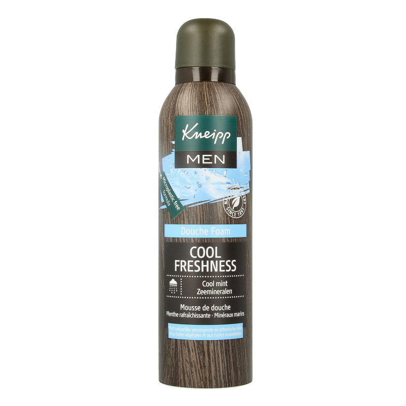 Kneipp Men douche foam cool freshness cool mint zeeminera 200 Milliliter