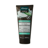 Kneipp Men douche 3 in 1 fresh & sensitive 200.00 Milliliter