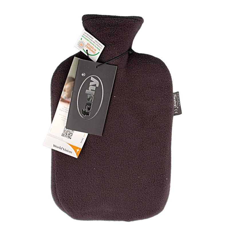 Fashy Kruik & overtrek antraciet 2 Liter