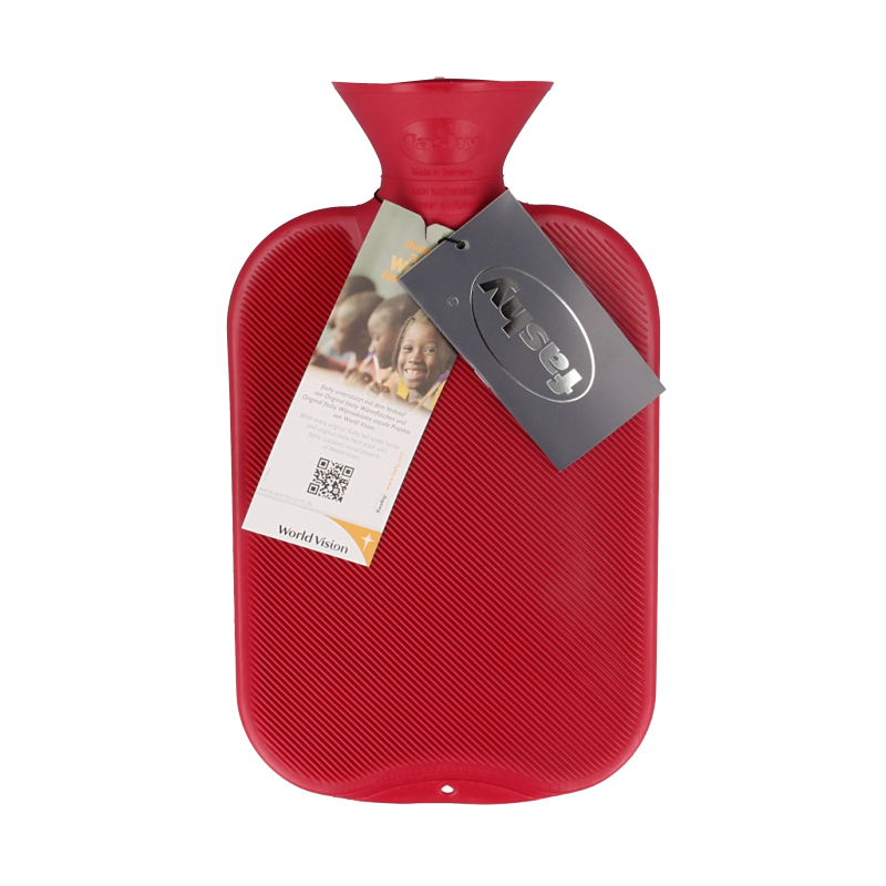 Fashy kruik warmwaterzak cranberry enkel rib 2 Liter