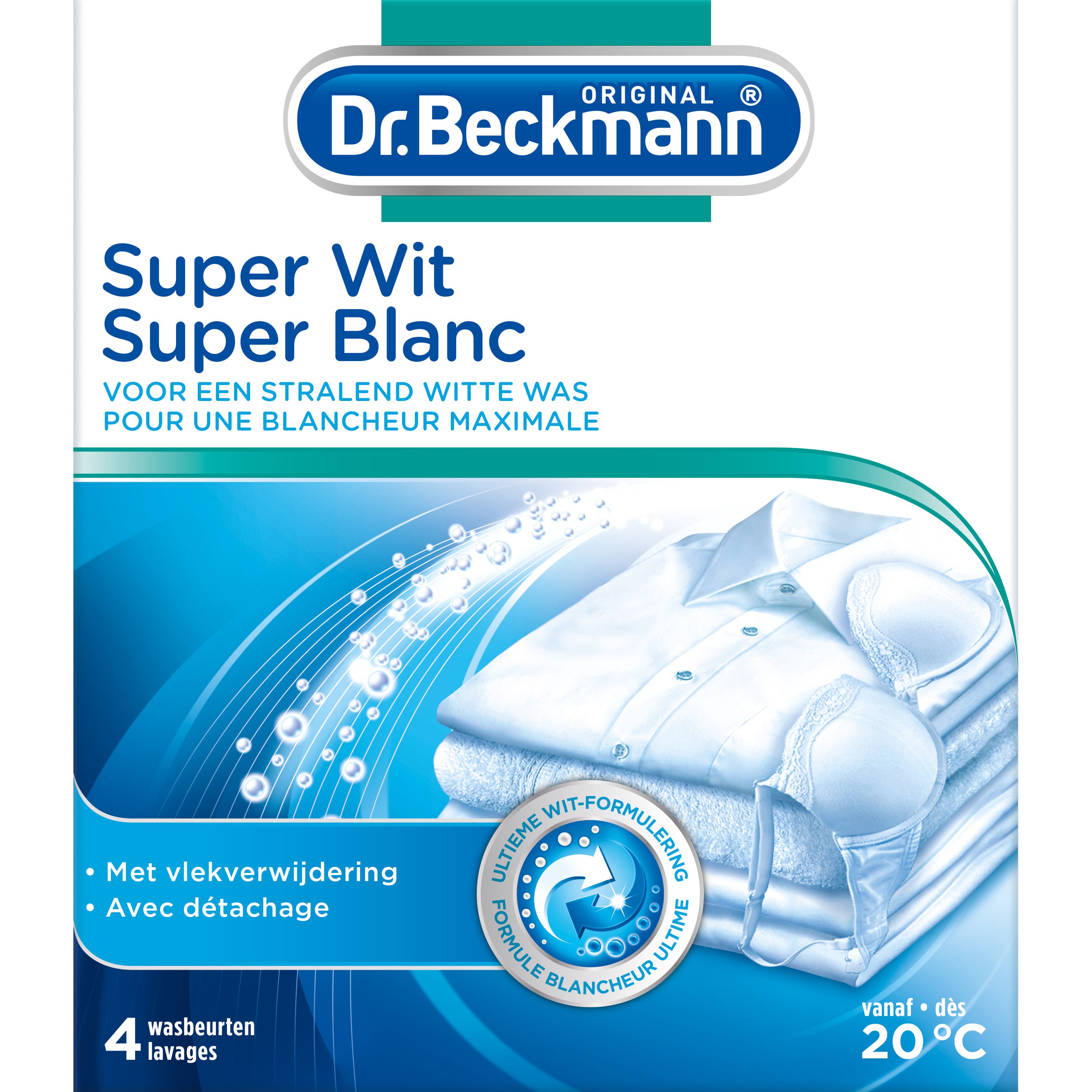 Dr.Beckmann Super wit 40 gram 4 Stuks