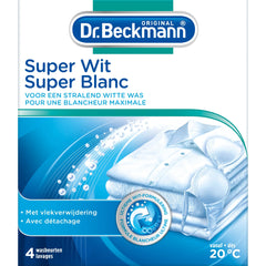 Dr.Beckmann Super wit 40 gram 4 Stuks