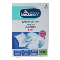 Dr.Beckmann Doekjes active white 15 Stuks